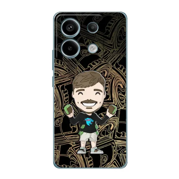 Чохол з принтом «Mister Beast» для Xiaomi Redmi Note 13 Pro (5G)