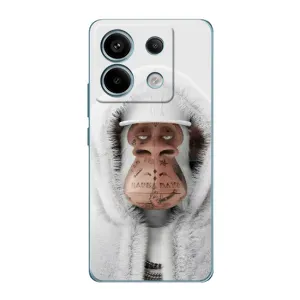 Чехлы с Обезьянами NFT для Xiaomi Redmi Note 13 Pro (5G) (AlphaPrint) (обезьяна NFT в тату)