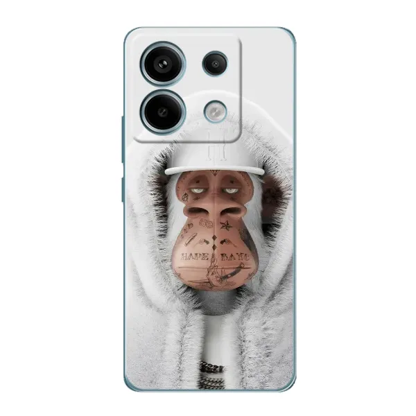 Чохол з принтом «мавпа NFT в тату» для Xiaomi Redmi Note 13 Pro (5G) Чохол з принтом «мавпа NFT в тату» для Xiaomi Redmi Note 13 Pro (5G)