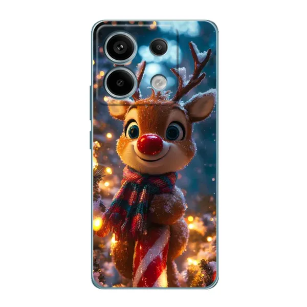 Чохол з принтом «Олень з шарфом» для Xiaomi Redmi Note 13 Pro (5G) Чохол з принтом «Олень з шарфом» для Xiaomi Redmi Note 13 Pro (5G)