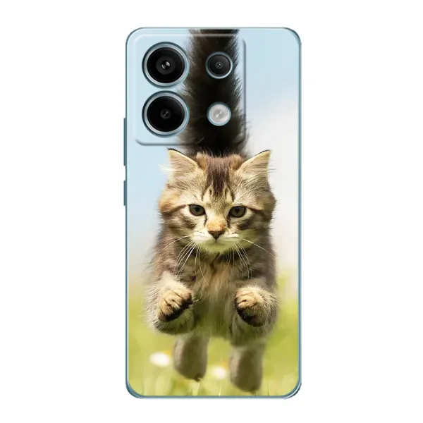 Чохол з принтом «Прижок кота» для Xiaomi Redmi Note 13 Pro (5G) Чохол з принтом «Прижок кота» для Xiaomi Redmi Note 13 Pro (5G)