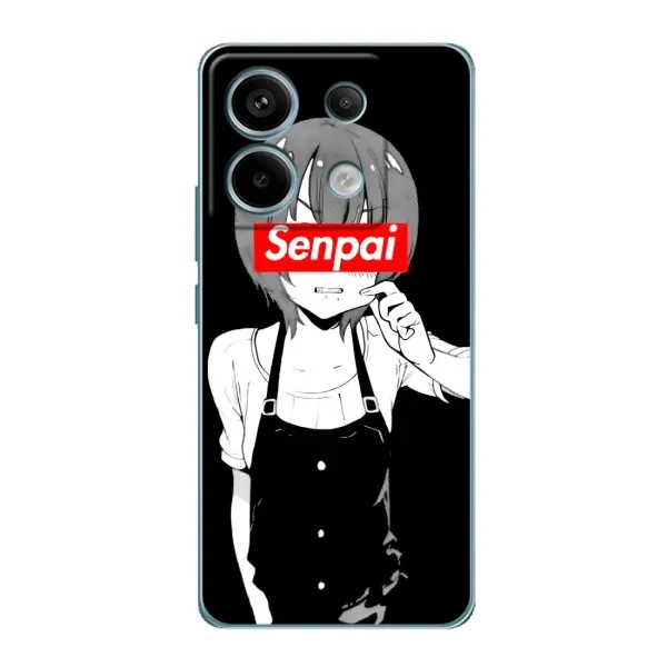 Чохол з принтом «Senpai» для Xiaomi Redmi Note 13 Pro (5G)