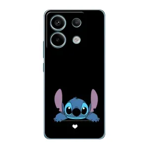 Чехол с принтом Стич на Xiaomi Redmi Note 13 Pro (5G) (Стич на черном)