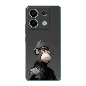 Чехлы с Обезьянами NFT для Xiaomi Redmi Note 13 Pro (5G) (AlphaPrint) (стильная обезьяна NFT)