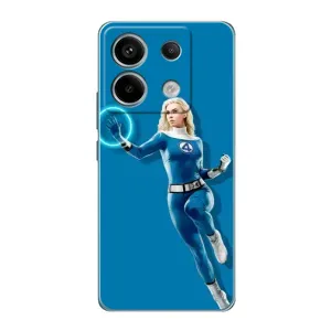 Чехол с принтом Фантастическая четверка для Xiaomi Redmi Note 13 Pro (5G) (Сью Сторм полет)