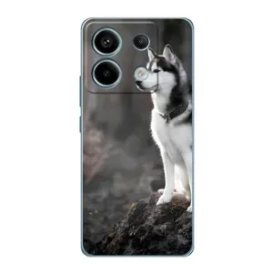 Чохол з Хаскі Xiaomi Redmi Note 13 Pro (5G) - (AlphaPrint) (Вірний собака)