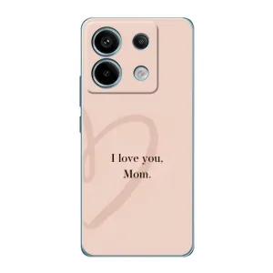 Чохол з принтом «Серце мамі» для Xiaomi Redmi Note 13 Pro (5G)