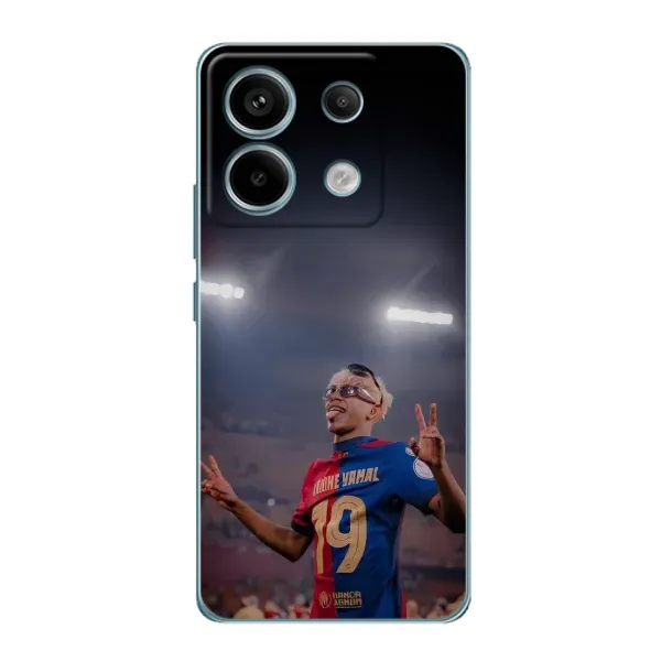 Чохол з принтом «Ямаль на стадіоні» для Xiaomi Redmi Note 13 Pro (5G)