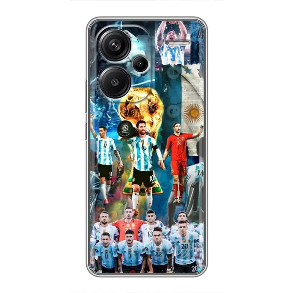 Чохол з принтом «Аргентина Мессі» для Xiaomi Redmi Note 13 Pro Plus Чохол з принтом «Аргентина Мессі» для Xiaomi Redmi Note 13 Pro Plus