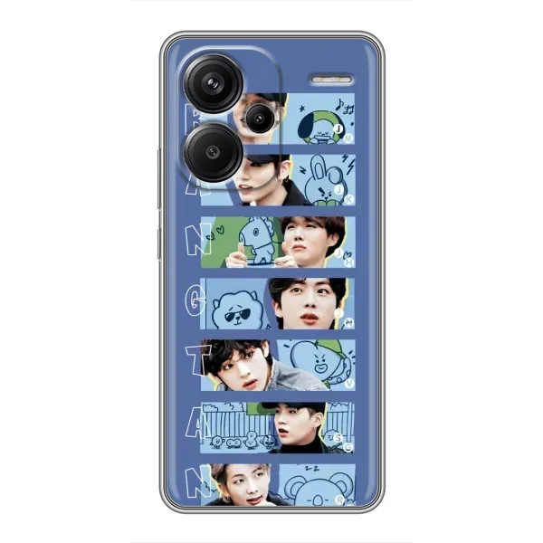 Чохол з принтом «Bangtan» для Xiaomi Redmi Note 13 Pro Plus Чохол з принтом «Bangtan» для Xiaomi Redmi Note 13 Pro Plus
