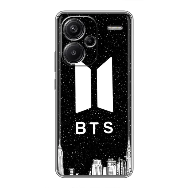 Чохол з принтом «БТС Лого» для Xiaomi Redmi Note 13 Pro Plus Чохол з принтом «БТС Лого» для Xiaomi Redmi Note 13 Pro Plus