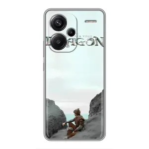 Чохол як приборкати дракона на Xiaomi Redmi Note 13 Pro Plus (Дракон лого)