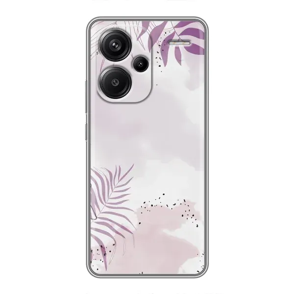 Чохол з принтом «Фіолетове листя» для Xiaomi Redmi Note 13 Pro Plus