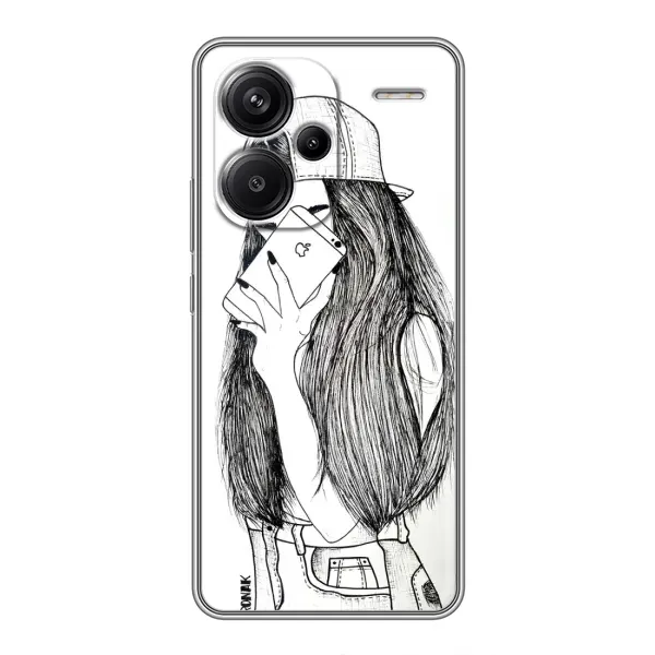 Чехол с принтом «Фото девочки» для Xiaomi Redmi Note 13 Pro Plus