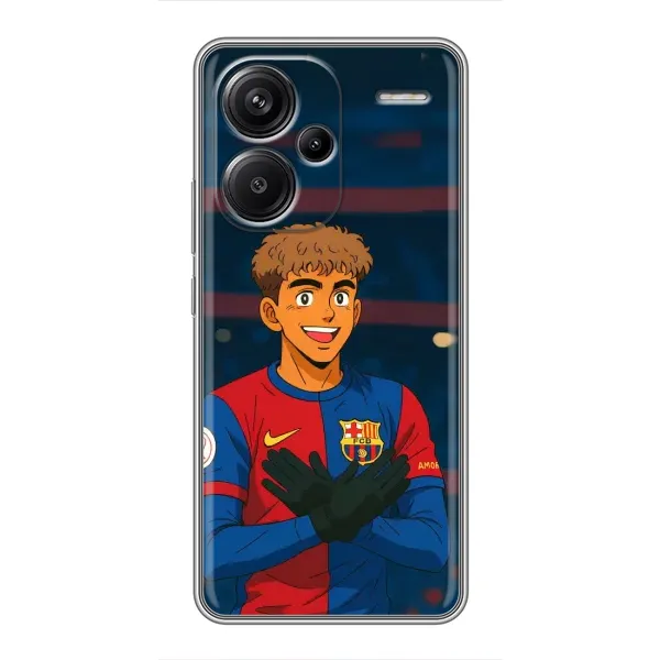 Чохол з принтом «Футболіст Ямаль» для Xiaomi Redmi Note 13 Pro Plus Чохол з принтом «Футболіст Ямаль» для Xiaomi Redmi Note 13 Pro Plus