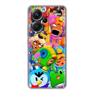 Чохол з принтом «Герої Бравл Старс» для Xiaomi Redmi Note 13 Pro Plus