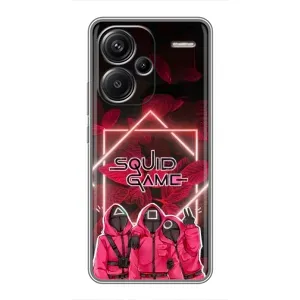 Чохол Гра в кальмара для Xiaomi Redmi Note 13 Pro Plus (Охоронці Гра кальмара)