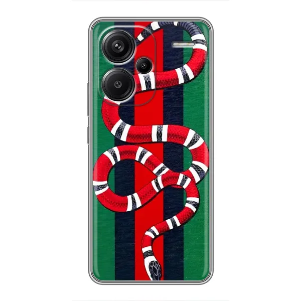 Чехол с принтом «Gucci змия» для Xiaomi Redmi Note 13 Pro Plus