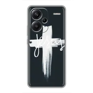 Чехол для Xiaomi Redmi Note 13 Pro Plus (AlphaPrint) - (Христианские) (Иисус)