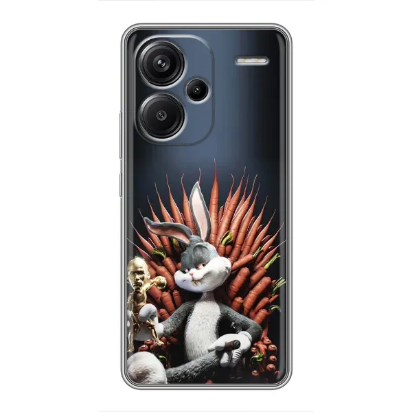 Чехол с принтом «Король Кролик» для Xiaomi Redmi Note 13 Pro Plus