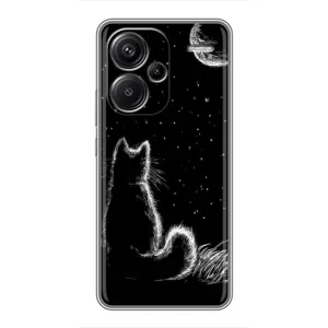 Чохол з принтом для Xiaomi Redmi Note 13 Pro Plus (AlphaPrint) Модні коти