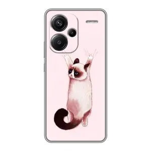 Чохол з принтом «Котик падає» для Xiaomi Redmi Note 13 Pro Plus