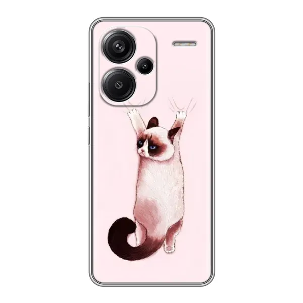Чохол з принтом «Котик падає» для Xiaomi Redmi Note 13 Pro Plus Чохол з принтом «Котик падає» для Xiaomi Redmi Note 13 Pro Plus