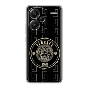 Чохол з принтом «Лого Версаче» для Xiaomi Redmi Note 13 Pro Plus