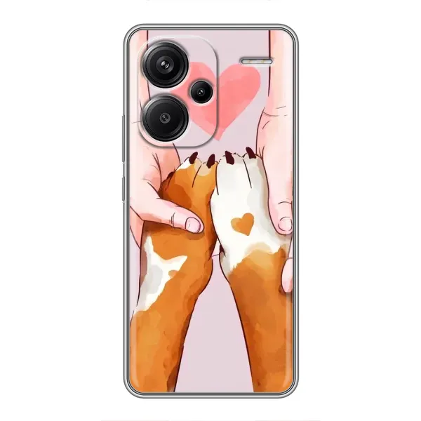 Чохол з принтом «Любовь до собак» для Xiaomi Redmi Note 13 Pro Plus