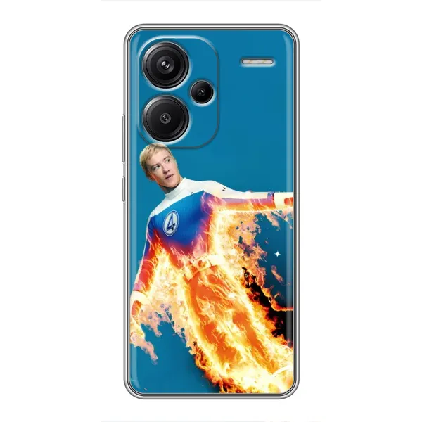 Чохол з принтом «Людина-факел у вогні» для Xiaomi Redmi Note 13 Pro Plus Чохол з принтом «Людина-факел у вогні» для Xiaomi Redmi Note 13 Pro Plus