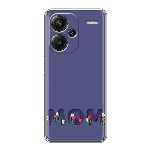 Чохол з принтом «Мама в квітах» для Xiaomi Redmi Note 13 Pro Plus