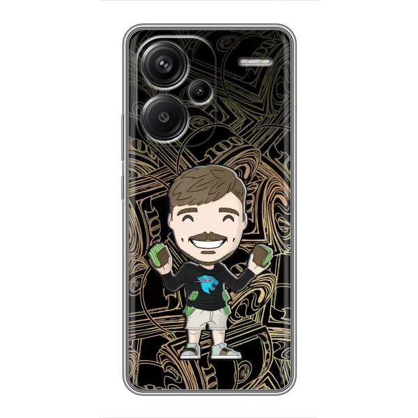 Чохол з принтом «Mister Beast» для Xiaomi Redmi Note 13 Pro Plus Чохол з принтом «Mister Beast» для Xiaomi Redmi Note 13 Pro Plus