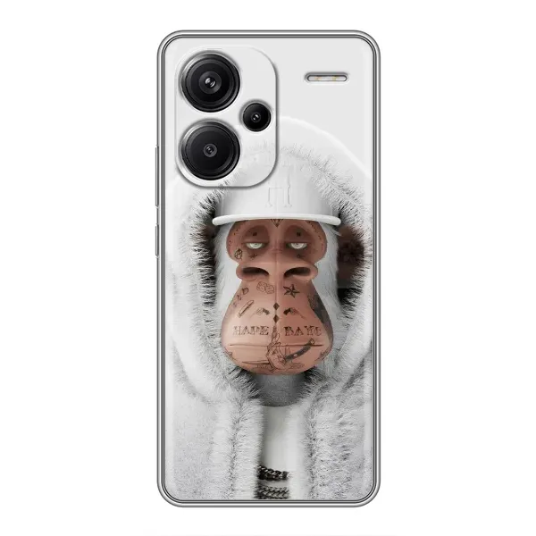 Чохол з принтом «мавпа NFT в тату» для Xiaomi Redmi Note 13 Pro Plus Чохол з принтом «мавпа NFT в тату» для Xiaomi Redmi Note 13 Pro Plus
