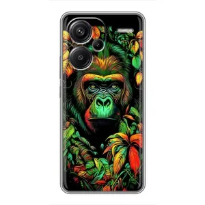 Чехол с принтом «Обезьяна в тропиках» для Xiaomi Redmi Note 13 Pro Plus