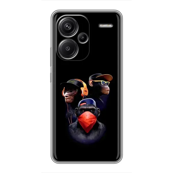 Чехол с принтом «Три обезьяны» для Xiaomi Redmi Note 13 Pro Plus Чехол с принтом «Три обезьяны» для Xiaomi Redmi Note 13 Pro Plus