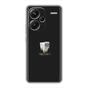 Чехол Майнкрафт на Xiaomi Redmi Note 13 Pro Plus (AlphaPrint) Minecraft (Овечка Майнкрафт)