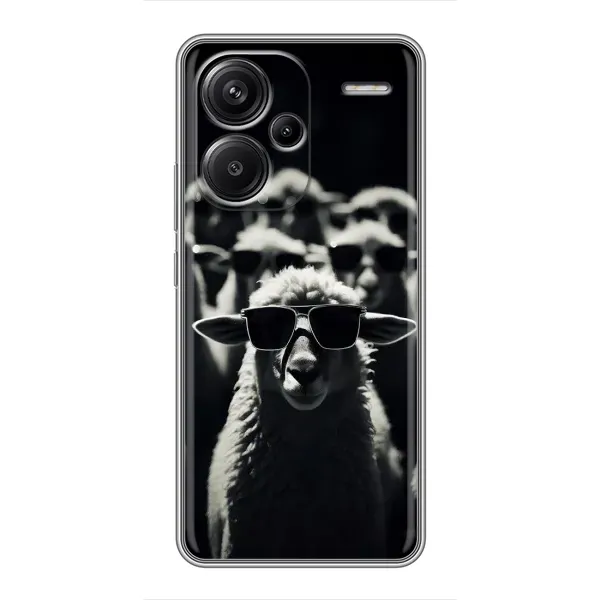 Чохол з принтом «Овечка в окулярах» для Xiaomi Redmi Note 13 Pro Plus