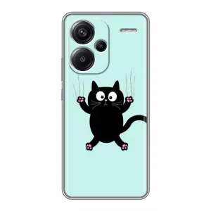Чохол з принтом «Падаючий кіт» для Xiaomi Redmi Note 13 Pro Plus
