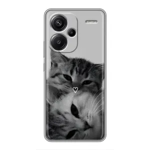 Чохол з принтом «Пара котів» для Xiaomi Redmi Note 13 Pro Plus