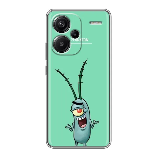 Чохол з принтом «Персонаж Планктон» для Xiaomi Redmi Note 13 Pro Plus