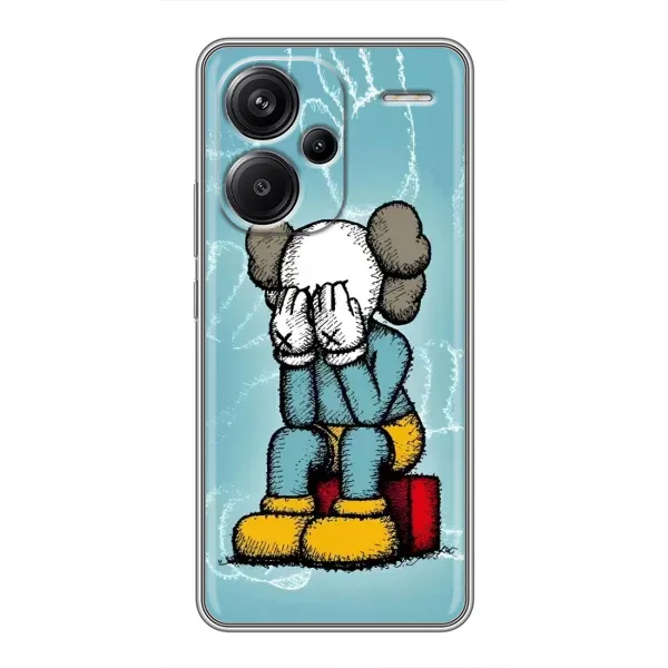 Чехол с принтом «Плач Bearbrick» для Xiaomi Redmi Note 13 Pro Plus