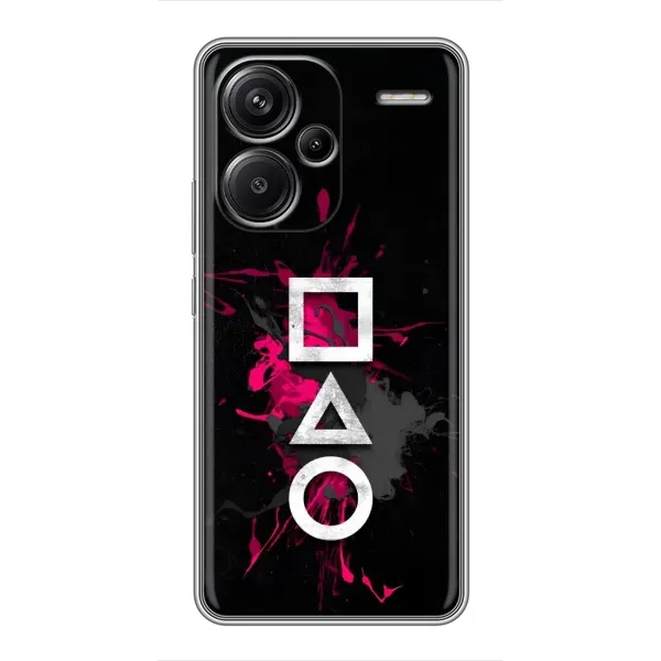 Чохол з принтом «Символи Гра кальмара» для Xiaomi Redmi Note 13 Pro Plus Чохол з принтом «Символи Гра кальмара» для Xiaomi Redmi Note 13 Pro Plus
