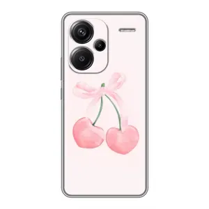 Чохол з принтом «Рожеві вишні» для Xiaomi Redmi Note 13 Pro Plus