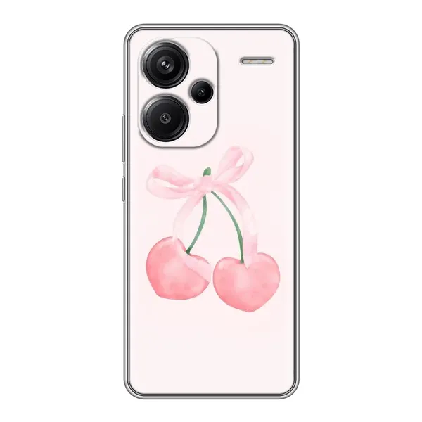 Чохол з принтом «Рожеві вишні» для Xiaomi Redmi Note 13 Pro Plus Чохол з принтом «Рожеві вишні» для Xiaomi Redmi Note 13 Pro Plus