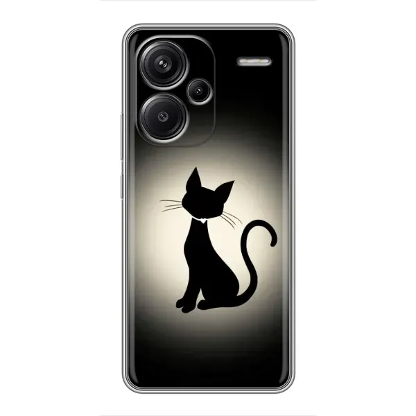 Чохол з принтом «Силует котика» для Xiaomi Redmi Note 13 Pro Plus Чохол з принтом «Силует котика» для Xiaomi Redmi Note 13 Pro Plus
