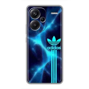 Чехлы Адидас для Xiaomi Redmi Note 13 Pro Plus (AlphaPrint) (Синий Адидас)