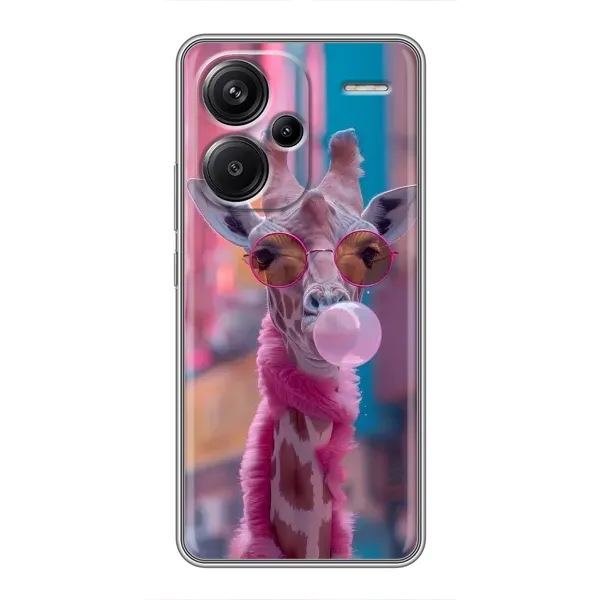 Чохол з принтом «Стильна жирафа» для Xiaomi Redmi Note 13 Pro Plus