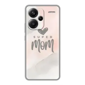 Чохол з принтом «Супер мама» для Xiaomi Redmi Note 13 Pro Plus