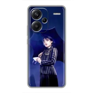Чохли Венсдей на Xiaomi Redmi Note 13 Pro Plus Уенсдей (AlphaPrint) (Венздей з парасолькою)