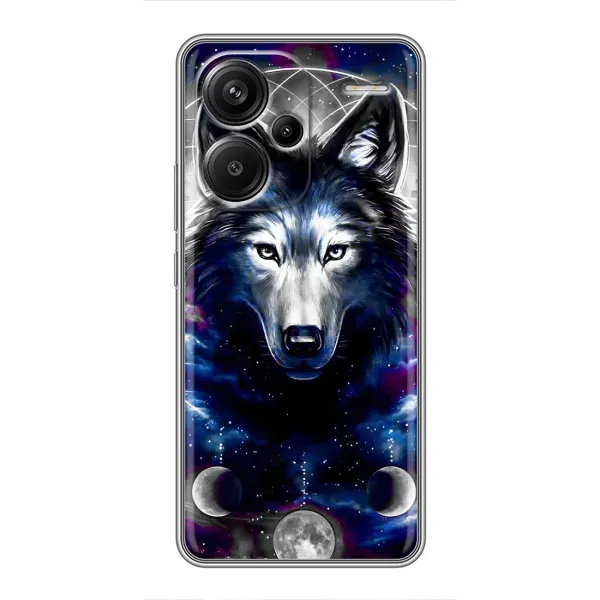 Чехол с принтом «Волк» для Xiaomi Redmi Note 13 Pro Plus